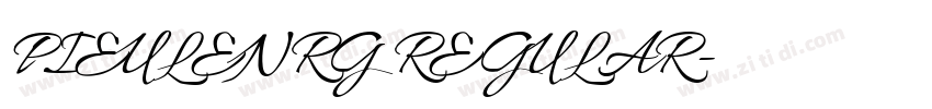 PIEULENRG REGULAR字体转换